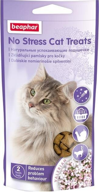 Подушечки Beaphar No Stress Cat Treats Антистрес для кішок, 35 г