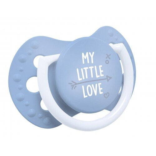 Пустушка силіконова Lovi My Little Love динамічна, 22/847boy, 0-2 місяці, 2 шт
