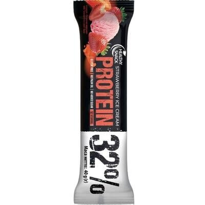 Батончик Healthy snack 32% протеїновий зі смаком Полуничне морозиво, 40 г