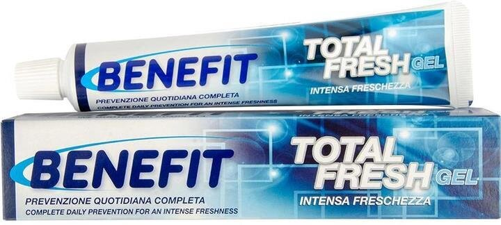 Зубна паста Benefit Тотал Фреш освіжаюча, 75 мл