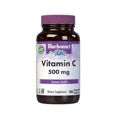 Вітамін С Bluebonnet Nutrition Vitamin C 500 мг вег. капсули №180