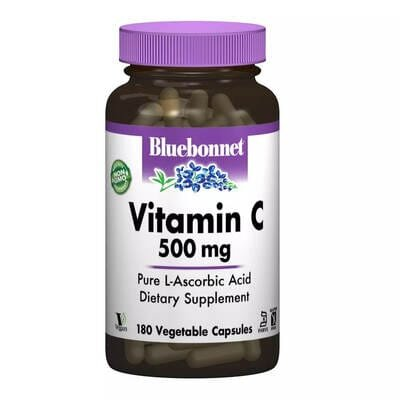 Вітамін С Bluebonnet Nutrition Vitamin C 500 мг вег. капсули №180