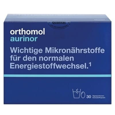 Ортомол Aurinor обмін речовин капсули + порошок, курс 30 днів