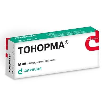 Тонорма таблетки, в/о №30 (10х3)