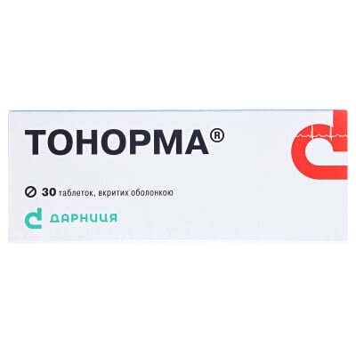 Тонорма таблетки, в/о №30 (10х3)