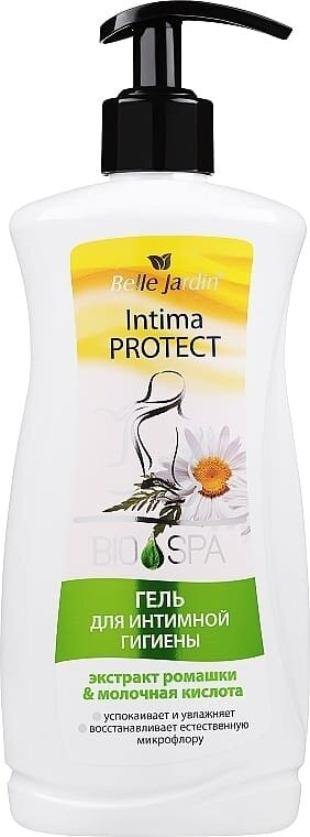 Гель для інтимної гігієни Belle Jardin Bio Spa Інтим з екстрактом ромашки та молочною кислотою, 500 мл