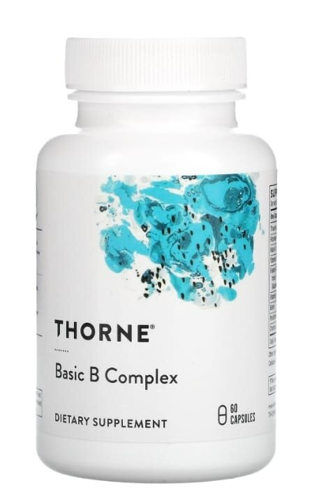 Вітаміни В-Комплекс Thorne Research Basic B Complex капсули №60