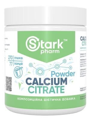 Мінерал кальцій Stark Pharm Stark Calcium Citrate Powder, 270 г