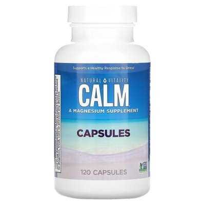 Магній гліцинат Natural Vitality CALM Magnesium Glycinate supplement 108 мг, 120 капсул