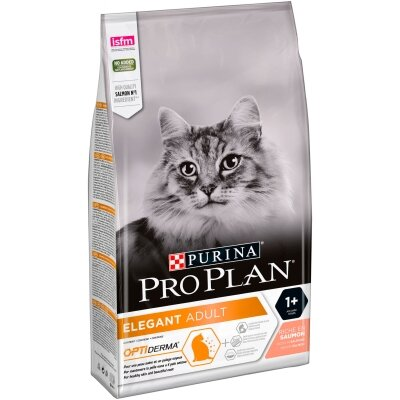 Корм сухий для котів Purina Pro Plan Elegant Adult 1+ з лососем, 1,5 кг