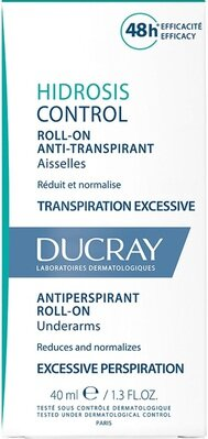 Дезодорант-антиперспірант кульковий Ducray Hidrosis Control проти надмірного потовиділення, 40 мл
