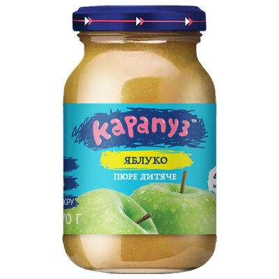 Пюре фруктове Карапуз Яблуко, 170 г