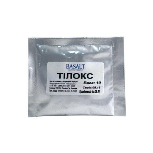 Тілокс (ДЛЯ ТВАРИН) порошок, 10 г