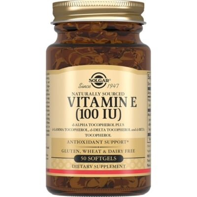 Вітамін Е Solgar Vitamin E 100 МО м'які капсули №50