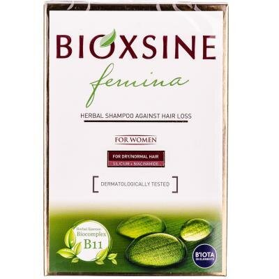 Шампунь Bioxsine Femina проти випадіння для сухого та нормального волосся, 300 мл