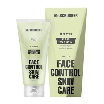 Маска для обличчя MR.Scrubber Clear Face Control для боротьби з тьмяністю і набряками, 100 мл