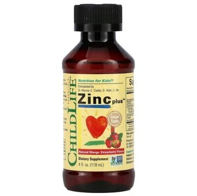 Цинк ChildLife Zinc Plus для дітей, 118 мл