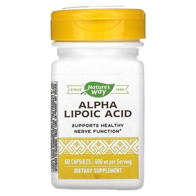Альфа-ліпоєва кислота Nature's Way Alpha Lipoic Acid, 60 капсул