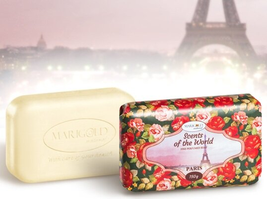 Мило тверде Marigold Natural Париж натуральне парфумоване, 150 г