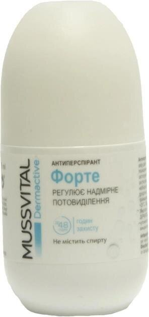 Дезодорант-антиперспірант кульковий Mussvital Dermactive 48h Форте, 75 мл