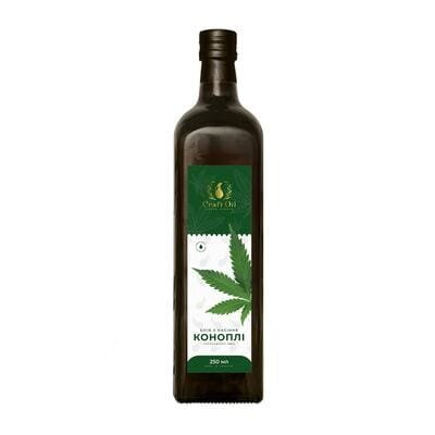 Олія конопляна Craft Oil холодного віджиму, 250 мл