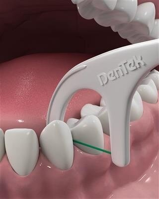 Флос-зубочистки DenTek Triple Clean Потрійне очищення, 90 штук