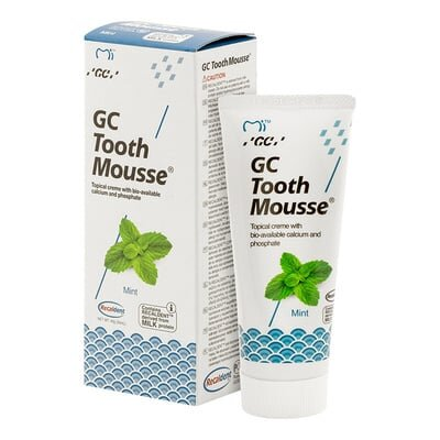 Крем для зубів GC Tooth Mousse для відновлення емалі М'ята, 35 мл