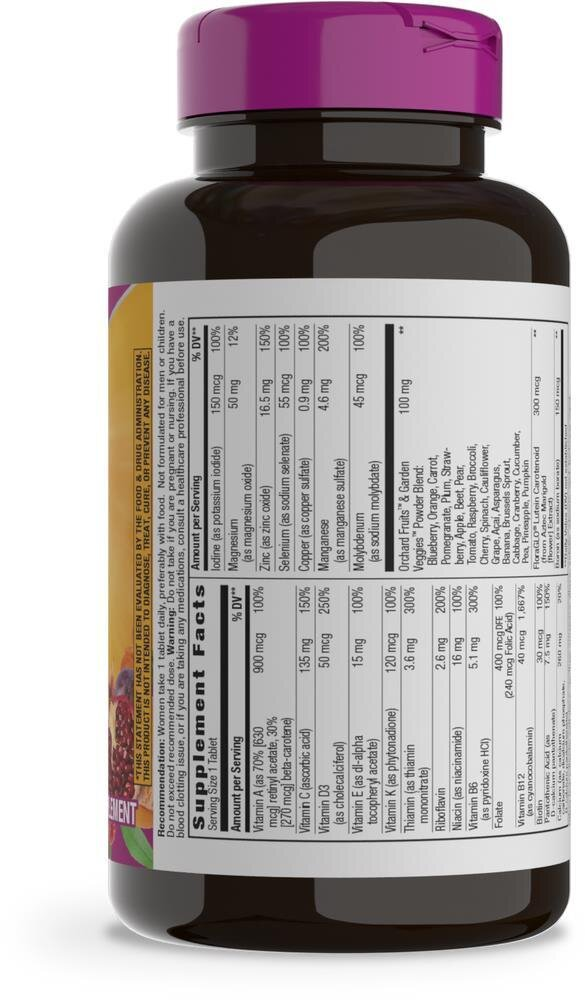 Мультивітаміни для жінок 50+ Nature's Way Alive! Womens 50+, 110 таблеток