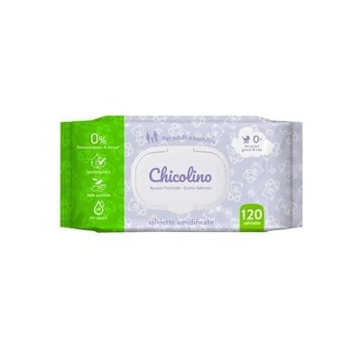 Серветки вологі Chicolino дитячі з перших днів життя, 120 шт