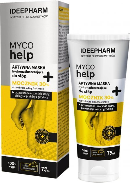 Маска для ніг Ideepharm Myco Help активна зволожуюча, 75 мл