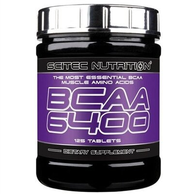Амінокислота Scitec Nutrition BCAA 6400, 125 таблеток