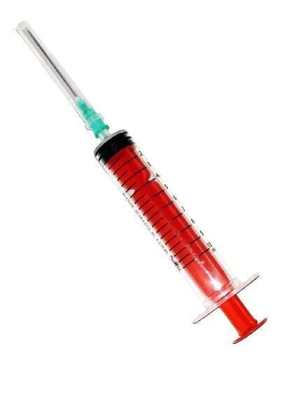 Шприц 10 мл SF Medical Products трикомпонентний з голкою 21G (0,8 х 40 мм), кольоровий поршень, 1 штука