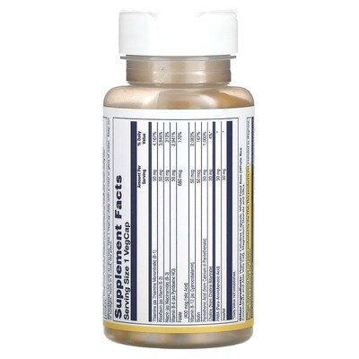 Вітаміни групи В Solaray Vitamin B-Complex 50, 100 вегетаріанських капсул