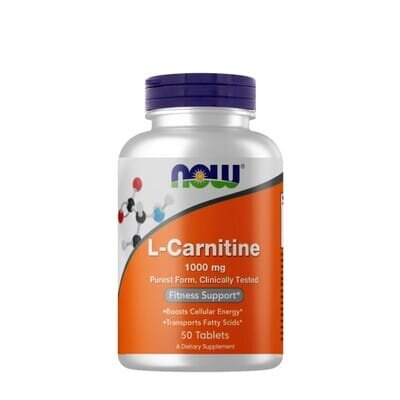 L-Карнітін NOW L-Carnitine 1000 мг таблетки №50