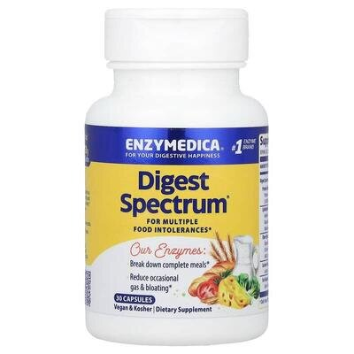 Травні ферменти Enzymedica Digest Spectrum, 30 капсул