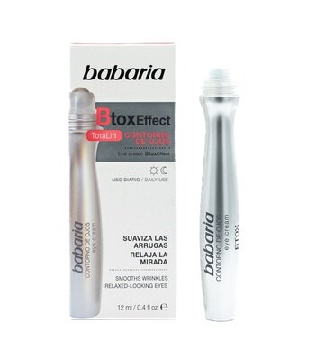 Крем для шкіри навколо очей Babaria BtoxEffect TotaLift з ефектом ботокса, ролик, 12 мл