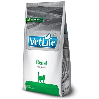 Корм сухий Farmina Vet Life Renal для котів для підтримки функції нирок, 2 кг