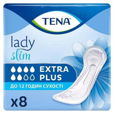 Прокладки урологічні Tena Lady Slim Extra plus, 8 штук