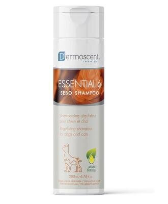 Шампунь Dermoscent Essential 6 Sebo регулює активність сальних залоз для собак та котів, 200 мл