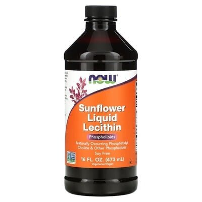 Лецитин соняшниковий NOW Sunflower Lecithin рідкий, 473 мл