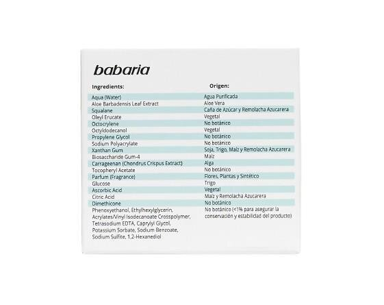 Крем для обличчя Babaria Aloe зволоження 24 години, 50 мл