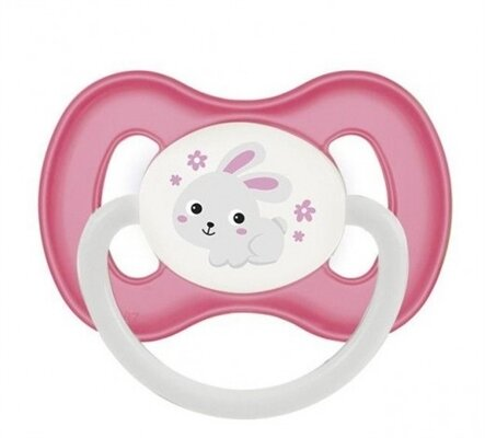 Пустушка силіконова Canpol Babies Bunny & Company симетрична 23/269_pin, 6-18 місяців, 1 шт