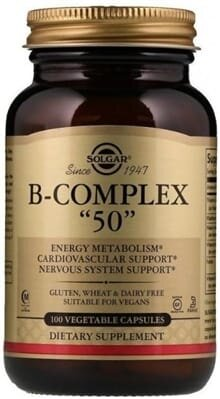 Вітаміни групи В Solgar B-Complex “50” вег. капсули №100