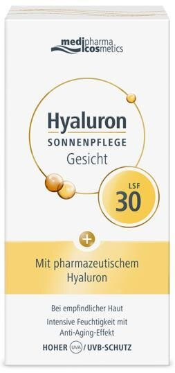 Крем для обличчя Hyaluron сонцезахисний з SPF30 антивіковий, 50 мл