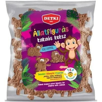 Печиво Allatfiguras keksz дитяче Зоологічне з какао, 160 г
