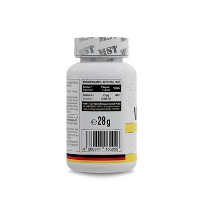 Вітамін Д3 MST Nutrition Vitamin D3 1000 МО, 120 капсул