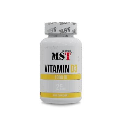 Вітамін Д3 MST Nutrition Vitamin D3 1000 МО, 120 капсул