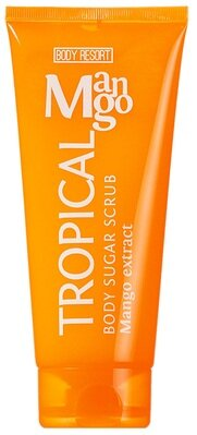 Скраб для тіла Mades Cosmetics Body Resort цукровий з екстрактом тропічного манго, 250 мл