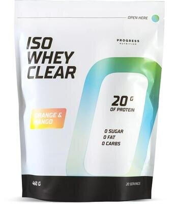 Протеїн Progress Nutrition Iso Whey Clear манго-апельсин, 460 г
