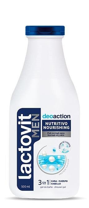 Гель для душу Lactovit Men Deoaction чоловічий, 500 мл